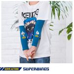 【I現貨I】SUPER WINGS正版授權 涼感防曬袖套 環保膠印 兒童專用 SW20-23, , large