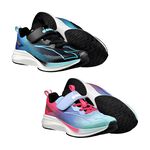 DIADORA迪亞多那 大童專業慢跑鞋 童運動鞋 童鞋 寬楦 輕量 透氣 保護後跟 吸震 反彈 抗菌 除臭 黑藍 藍粉, , large