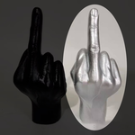 Funny Gift [Middle Finger Statue] &ndash; Decor, Secret Santa, Gift, Shop, Store Display, Figurine, Ring Holder, , large