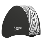 [秉宸] SPEEDO Boom End+ 成人尼龍抗氯泳帽 黑/線條白 SD813955, , large