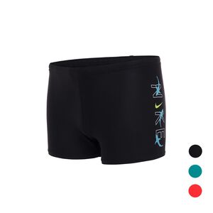 [秉宸] NIKE LOGO 男孩四角泳褲 合身款 泳裝 兒童泳褲 抗氯 游泳玩水首選 NESSB852