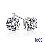 [ides愛蒂思] GIA 60分D/VS1八心八箭完美車工鑽石耳環/四爪（一邊各30分）, , large