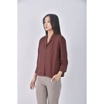 (S) dresseum質感紅色長袖上衣二手衣, , large