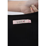 (S) lace girl拼色杏色洋裝二手衣, , large