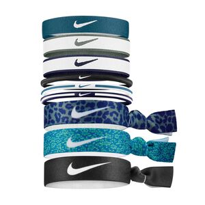 NIKE 混搭式髮帶 9入 運動髮帶 健身 訓練 跑步 戶外 時尚 多樣式 彈性 舒適 矽膠條 防滑 止滑 藍綠黑白,  NIKE 混搭式髮帶 9入 運動髮帶 健身 訓練 跑步 戶外 時尚 多樣式 彈性 舒適 矽膠條 防滑 止滑 藍綠黑白