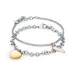 【快速出貨】MORELLATO TALISMANI系列 不鏽鋼 愛心手鍊 SAVZ10, , large