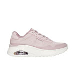 Kixpress-Skechers Uno Flex 女 運動休閒鞋 增高 舒適 穿搭 粉紅 白 [177794MVE], , large