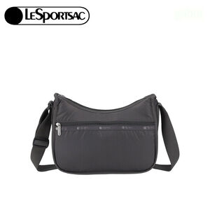 LeSportsac Classic Hobo 經典斜背包 送禮-夜幕灰