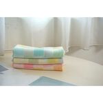 [Kaimei Cotton Industry] Colorful plaid cotton gauze adult towel double-layer gauze adult towel seven randomly selected groups, , large