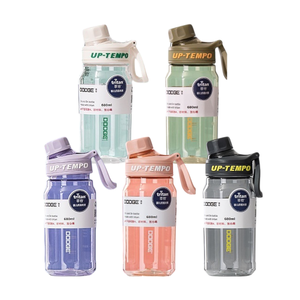 【H&R安室家】Dodge 道奇Tritan扭蓋刻度水壺 運動水壺680ml(H38)