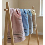 凱美棉業 | 3入組 隨機出色 MIT台灣製 親膚棉柔 純棉吸水兒童圍兜 歐色條紋款, , large