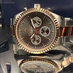 [星晴錶業]MASERATI手錶,42mm,R8853100020古銅色錶面玫瑰金錶殼金銀相間精鋼錶帶款, , large