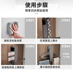 【上手家居】衣架收納架-灰色(掛衣架/衣架收納/免打孔/衣架/收納衣架/壁掛式衣架), , large