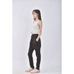 (S) xin siqian修身黑色長褲二手衣, , large