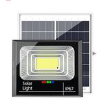 【禾統】LED智能光控太陽能感應燈／鋁殼款800W白光光控款／1台(太陽能感應燈 天黑自動亮 遙控定時 太陽能燈), , large