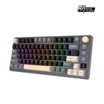 RK 75% 81 key RGB Mechanical Keyboard ( Yellow switches ), , large