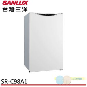 SANLUX 台灣三洋 98L 1級能效 單門小冰箱-珍珠白 SR-C98A1