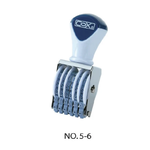 【COX 三燕】5號字 六連號碼印 字高3.4mm /個 NO.5-6, , large