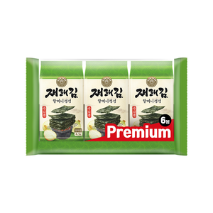 [韓麗國際]韓國順伊奶奶海苔-洋蔥口味30G(5G*6包)