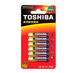 【TOSHIBA東芝】4號AAA鹼性電池10入 吊卡裝(1.5V LR03), , large