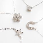 【真鑽手鍊】A'jane 18K白金 白金星願 鑽石手鍊 A052503-008, , large