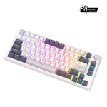 [樂維科技]RK H81 75% 藍牙三模無線機械鍵盤 K黃軸 RGB 白夜｜中文, , large