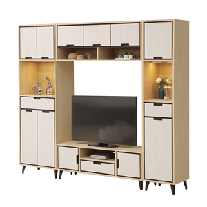 【唯熙傢俱】雷莎原木雙色7.3尺電視櫃