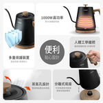CHIMEI 0.8L Wooden Handle Pour-Over Kettle KT-08L022, , large