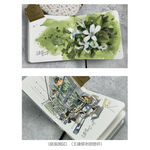 普思AP 【遵爵】全棉水彩手帳本120x120mm(中粗紋)美式報紙, , large