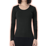 【MORRIES】石墨烯蓄熱輕磨毛圓領女保暖衣MR776, , large