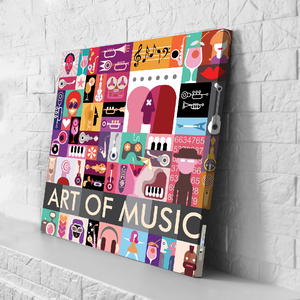 【日本 VisualSonic】藍牙畫布音箱 - Art of Music