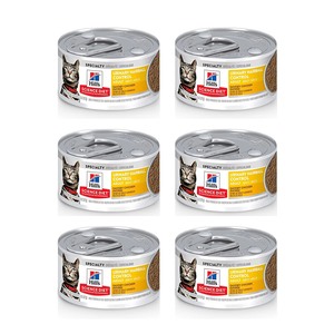 【Hills 希爾思】成貓泌尿道毛球控制主食罐-香嫩雞肉 82gX6罐/盒(10138)