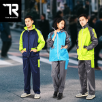 [TDN] Fengxing Racing Two-Piece Raincoat (Sports Raincoat ES4302) Navy Blue Size M, , large