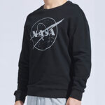TECTOP 探拓戶外 TECTOPxNASA 圓領長袖大學T恤AHB612721(原版授權 經典設計 百搭好穿), , large