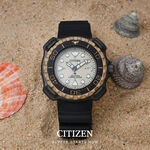 CITIZEN 星辰 PROMASTER 鈦 1982年復刻版光動能200米潛水錶 BN0226-10P, , large