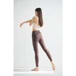 YOGA FLOW Slim Pants - 3D剪裁修身九分褲 - 咖啡灰 Bark, , large