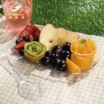 【哩皿食器】台灣製  食品級Tritan  中橢圓盤, , large