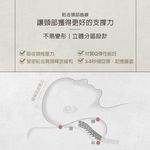 【Galatea 葛拉蒂】竹纖維卡斯達慢回彈記憶護頸枕(睡眠枕/記憶枕/人體工學/枕頭), , large