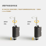 強力抗風機械門擋-黑色, , large