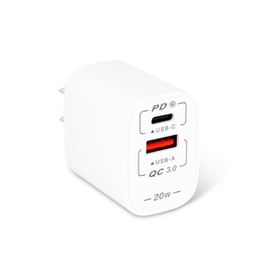 聖岡科技 PD+QC20W雙孔急速充電器SU-20AC