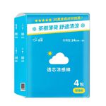 愛康超透氣涼感衛生棉日用4入組, , large
