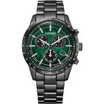 CITIZEN 星辰 極光之森 限定 光動能紳士計時手錶-39.5mm BL5497-85W, , large