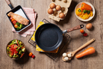 【hokua】Mecera Zero Ceramic IH Non-stick Frying pan 16cm, , large