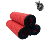 【Soul】華夫格玻璃布 40x40cm 專業洗車巾3入組 吸水無痕 (紅色), , large