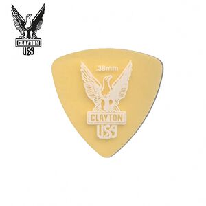 Clayton Ultem Rounded Triangle Picks 吉他彈片多種厚度款(三片、十片組)【敦煌樂器】