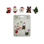 5入聖誕造型戒指, , large