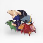 百變臘腸狗存錢筒系列(任選五組!!)(DIY), , large