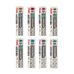 【Pentel 飛龍】HI-POLYMER 自動鉛筆芯 8種硬度 0.5mm 10筒/盒 C205 - HB, , large