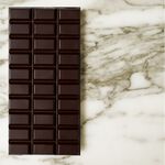 Dark chocolate with rose petals, , large