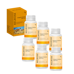 【澳洲奧倍美 Belrose 即期品】頂級袋鼠精+ 馬卡膠囊-2026年5月31日到期(6 入組  30顆/瓶)